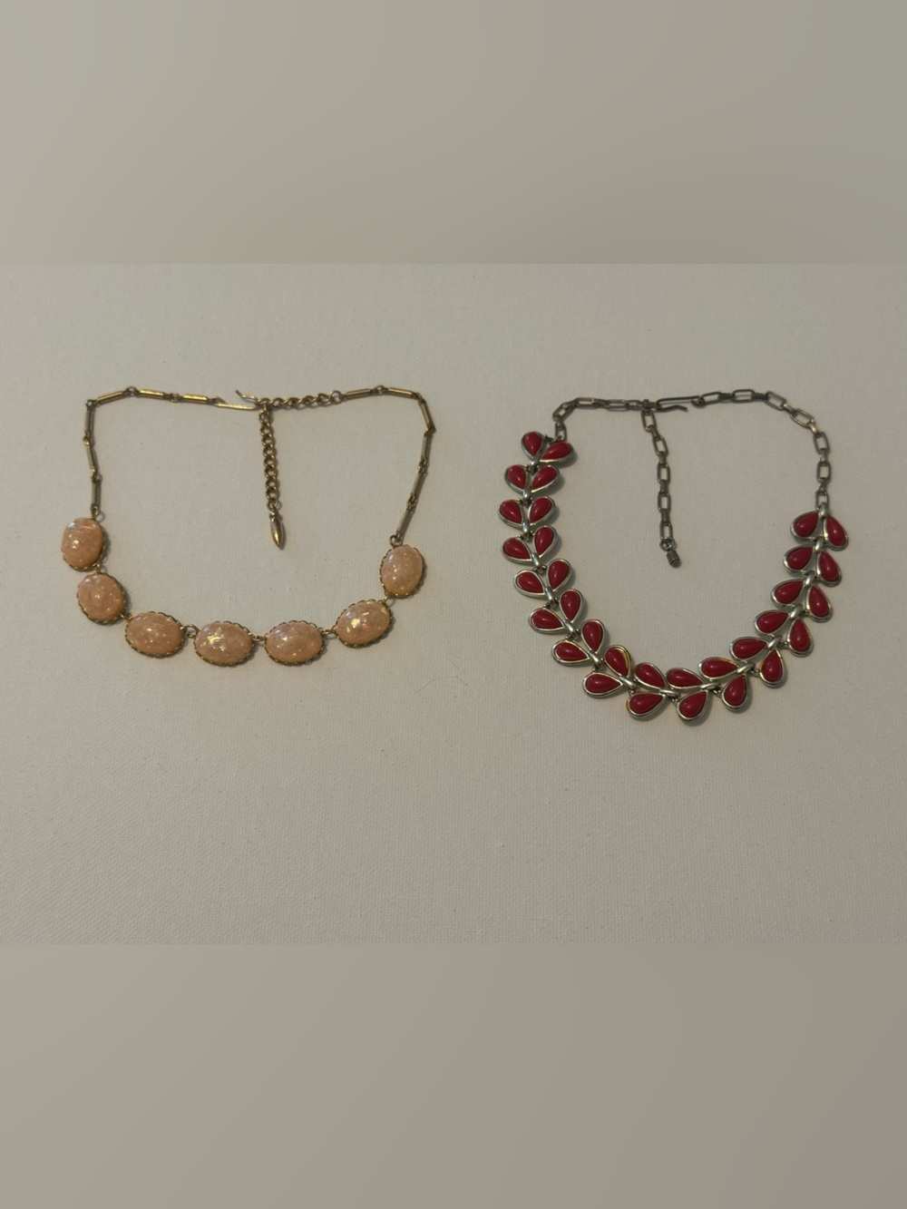 Vintage Gold-Tone Necklace Lot of 2 - Women Jewelry